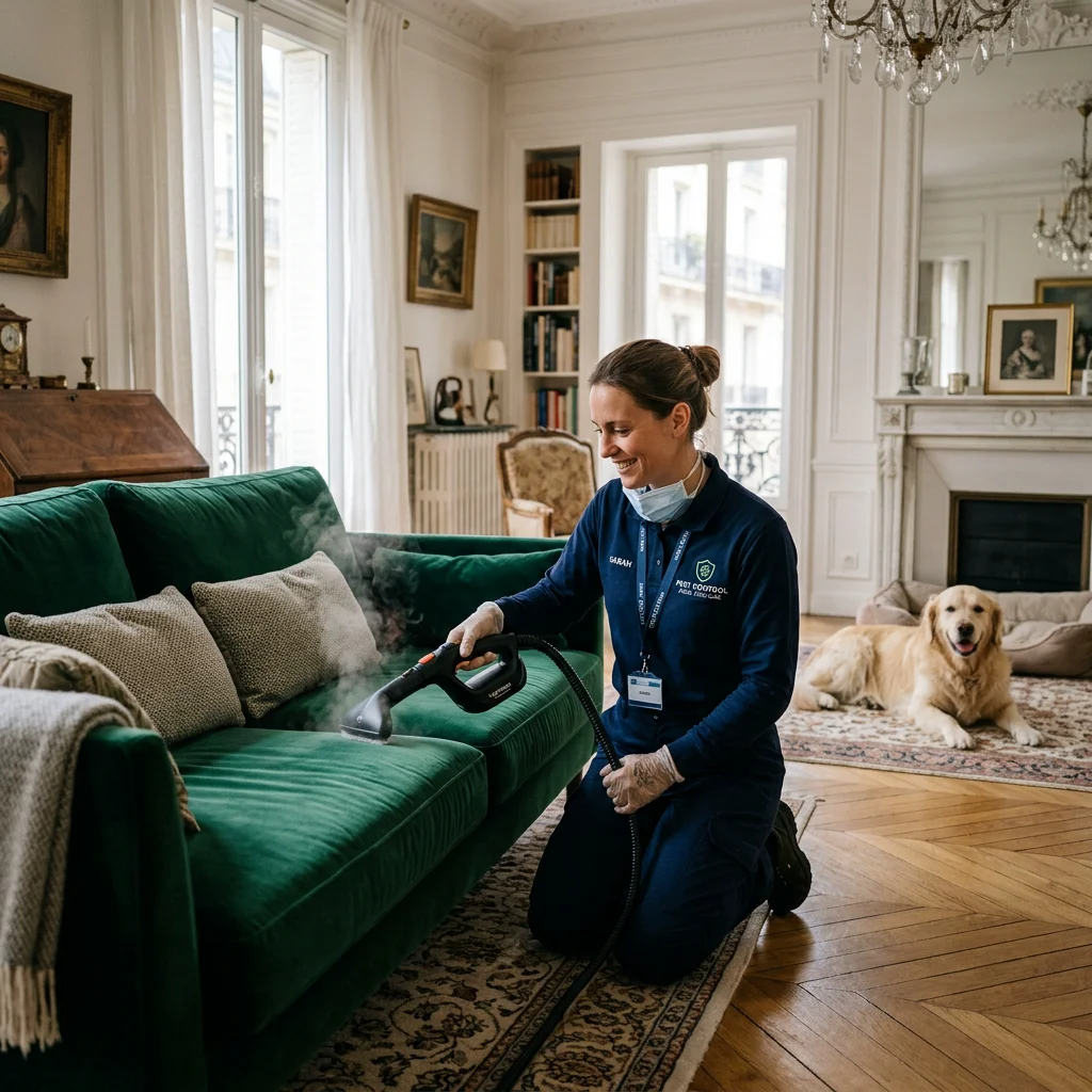 Traitement professionnel contre les puces de chiens et chats à Marseille