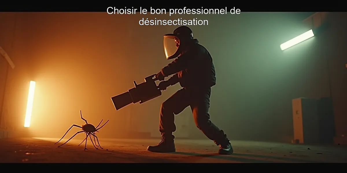 Choisir le bon professionnel de désinsectisation