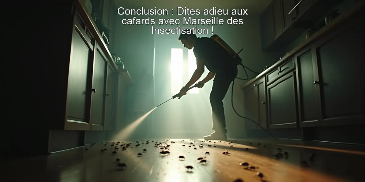 Conclusion : Dites adieu aux cafards avec Marseille des Insectisation !