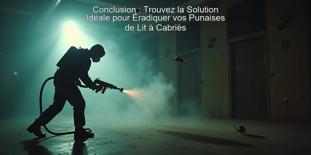 Conclusion : Trouvez la Solution Idéale pour Éradiquer vos Punaises de Lit à Cabriès