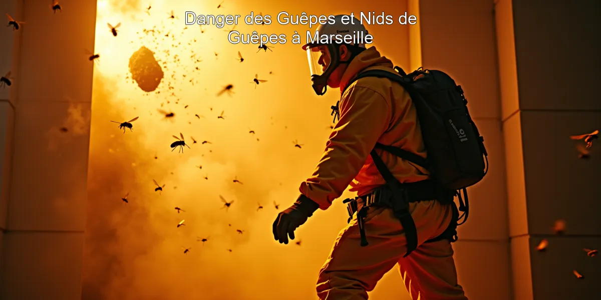 Danger des Guêpes et Nids de Guêpes à Marseille