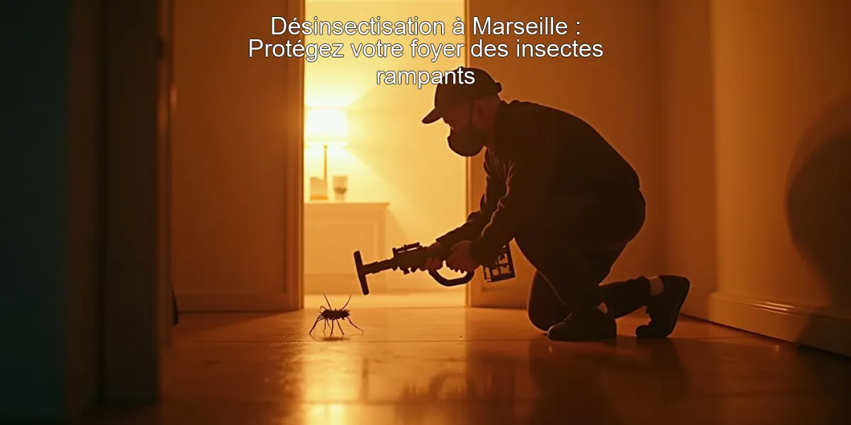 Désinsectisation à Marseille : Protégez votre foyer des insectes rampants