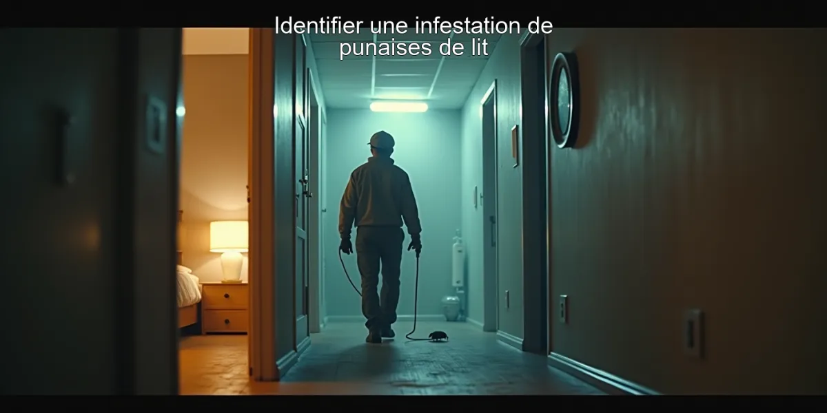 Identifier une infestation de punaises de lit