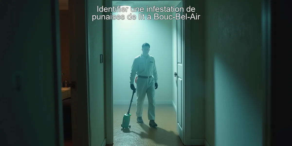 Identifier une infestation de punaises de lit à Bouc-Bel-Air