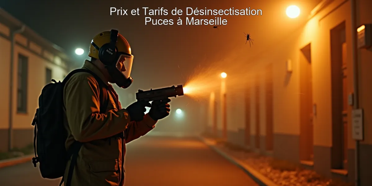 Prix et Tarifs de Désinsectisation Puces à Marseille