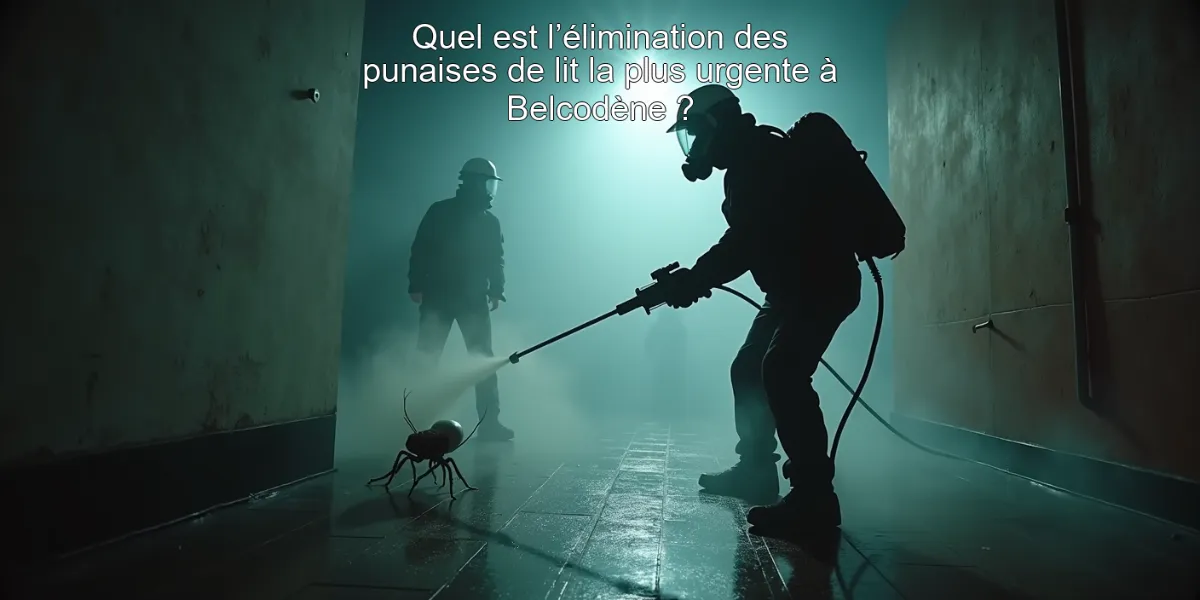 Quel est l’élimination des punaises de lit la plus urgente à Belcodène ?