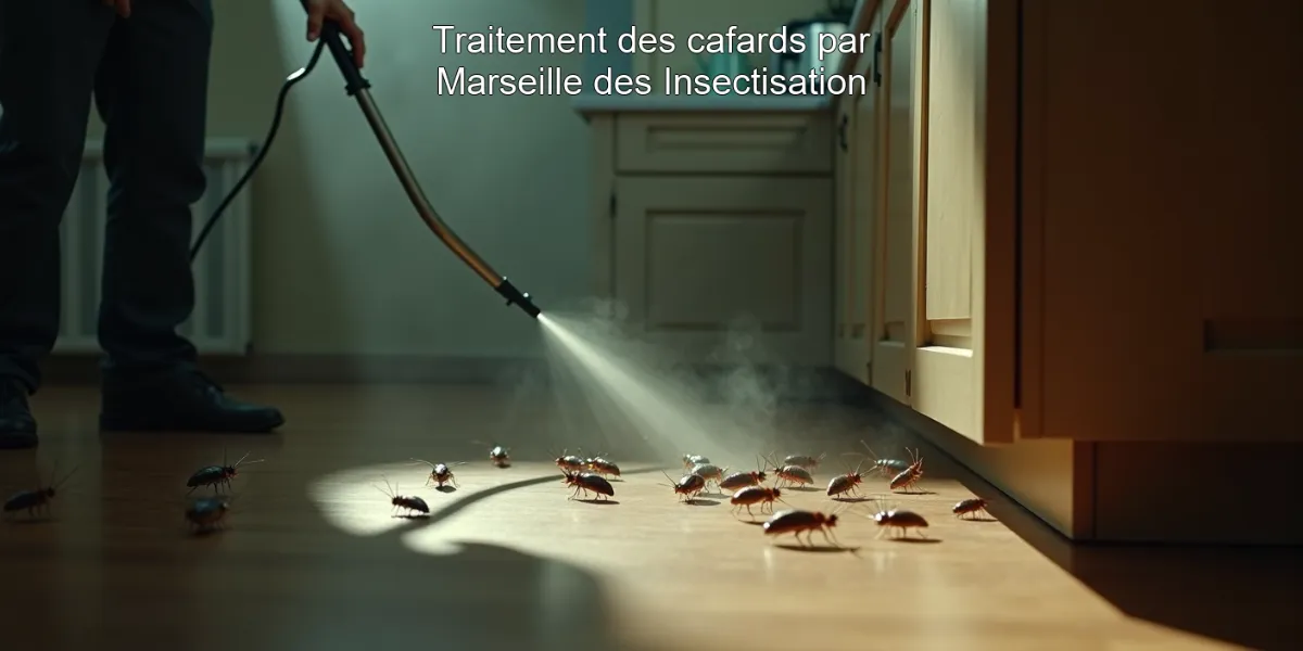 Traitement des cafards par Marseille des Insectisation