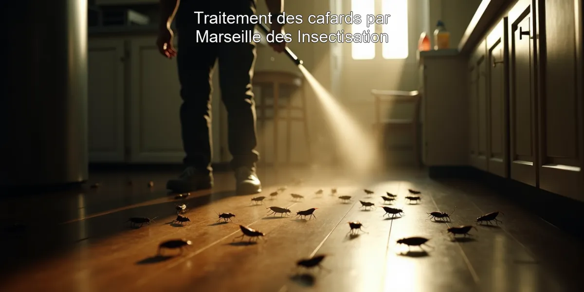 Traitement des cafards par Marseille des Insectisation