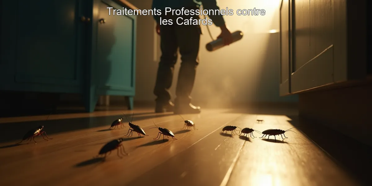 Traitements Professionnels contre les Cafards