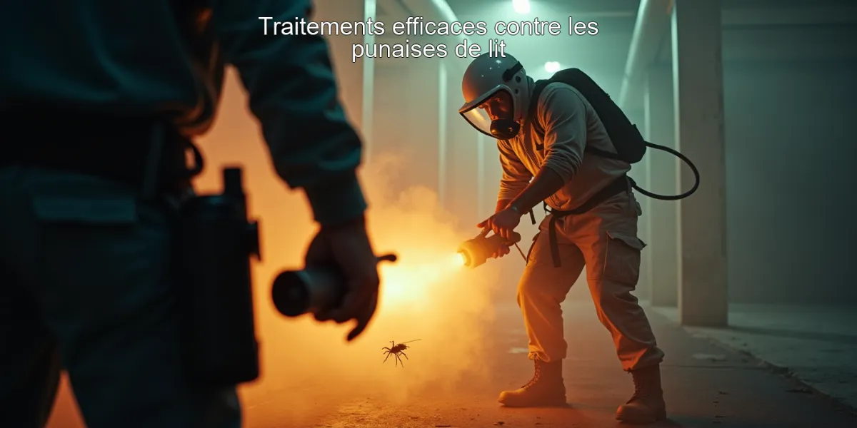 Traitements efficaces contre les punaises de lit