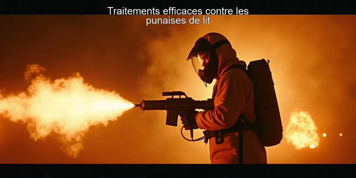 Traitements efficaces contre les punaises de lit