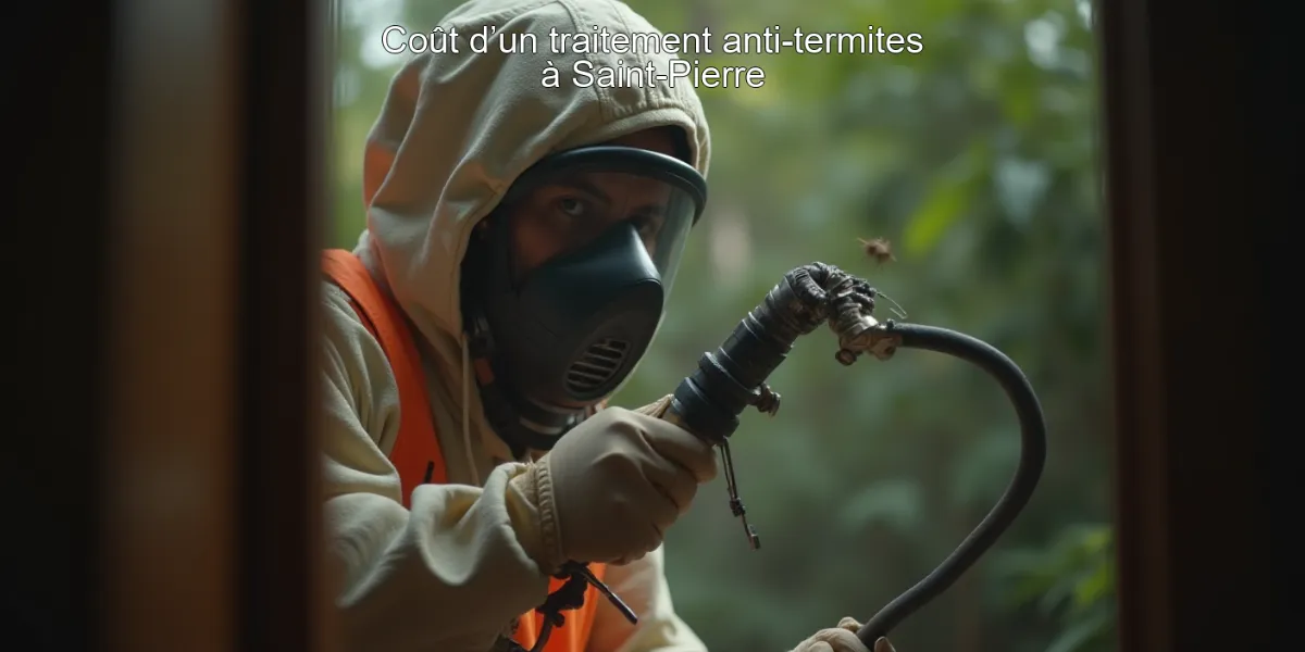 Coût d’un traitement anti-termites à Saint-Pierre