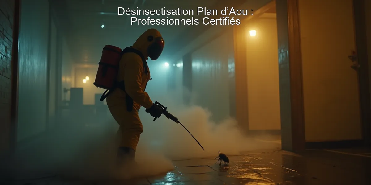 Désinsectisation Plan d’Aou :  Professionnels Certifiés