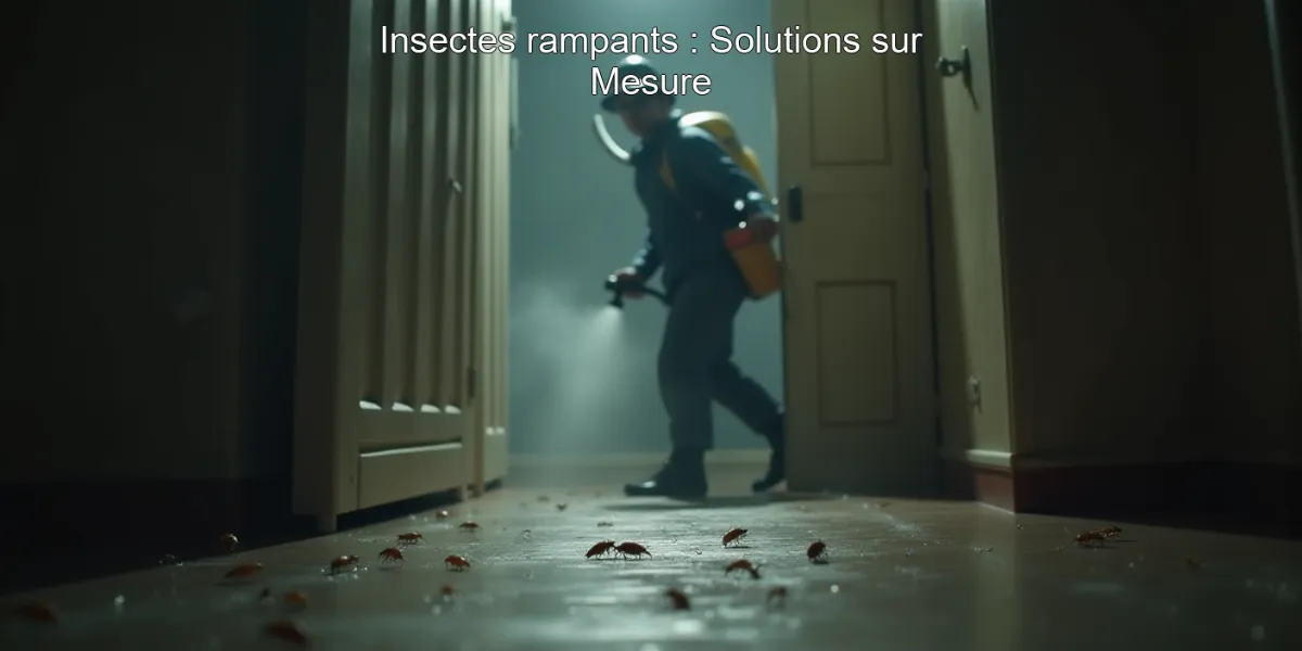 Insectes rampants : Solutions sur Mesure