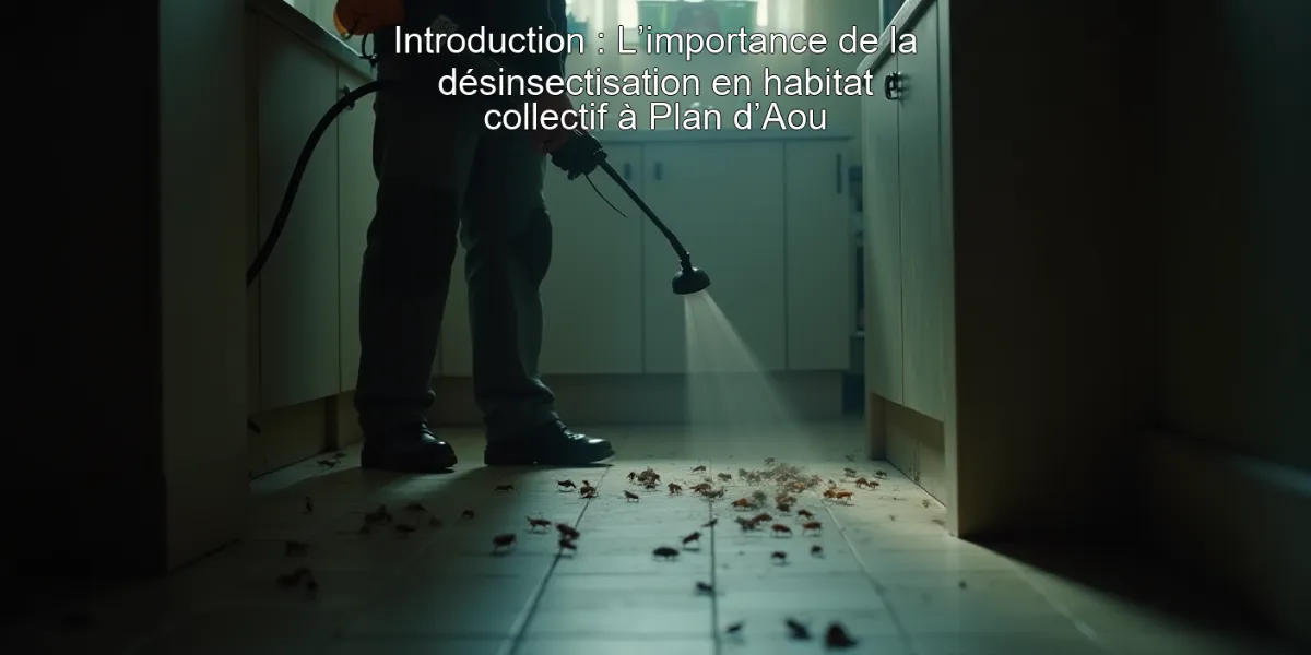 Introduction : L’importance de la désinsectisation en habitat collectif à Plan d’Aou
