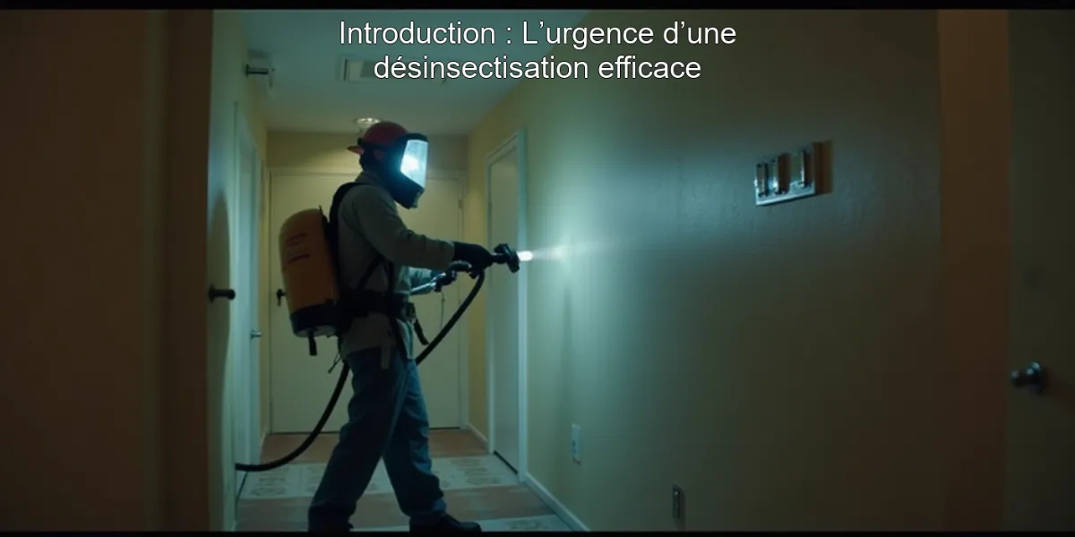Introduction : L’urgence d’une désinsectisation efficace