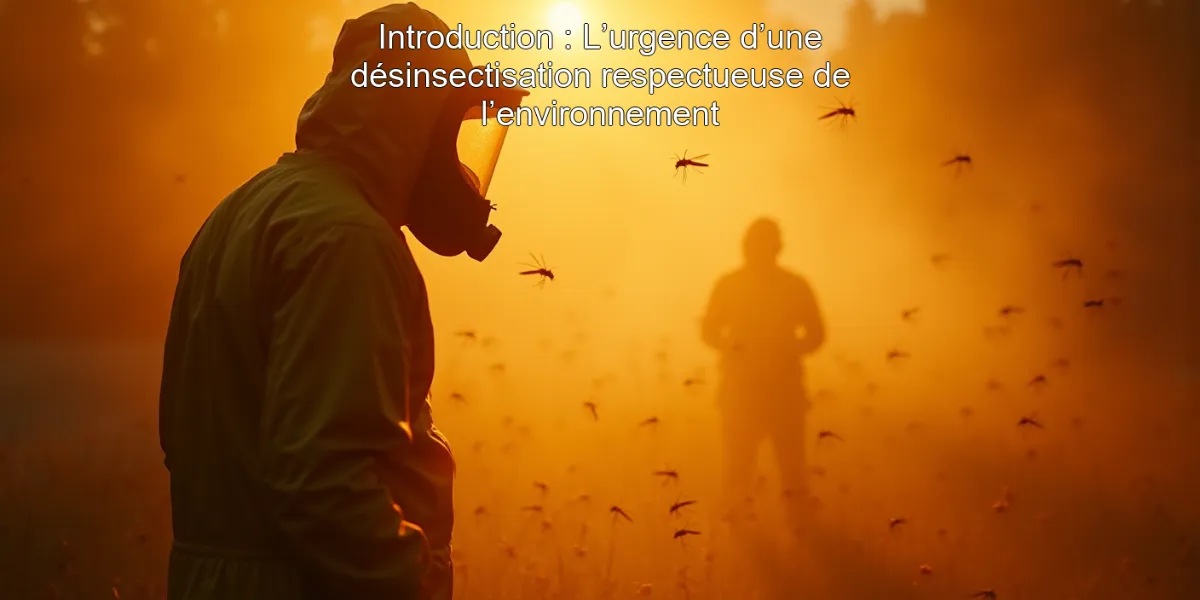 Introduction : L’urgence d’une désinsectisation respectueuse de l’environnement