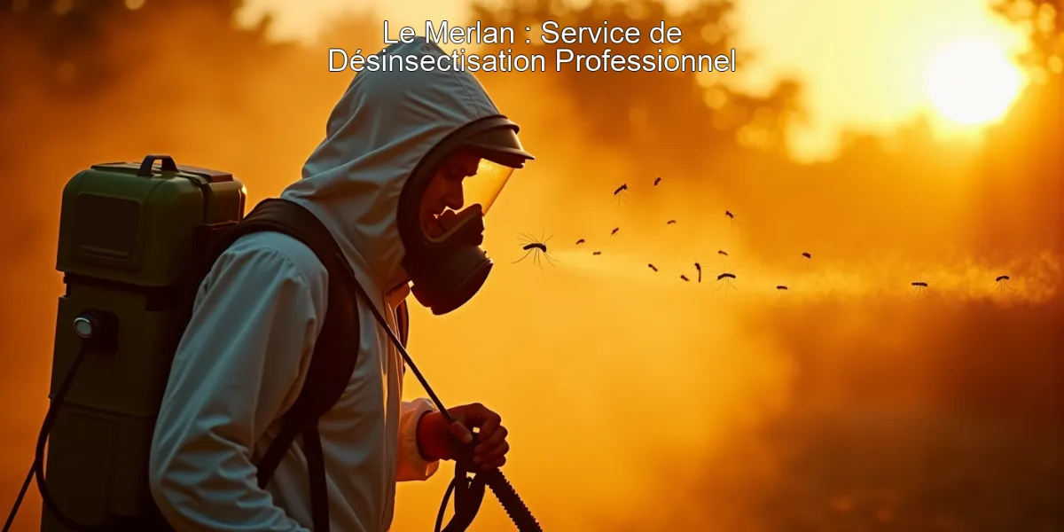 Le Merlan : Service de Désinsectisation Professionnel