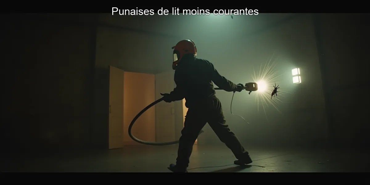 Punaises de lit moins courantes