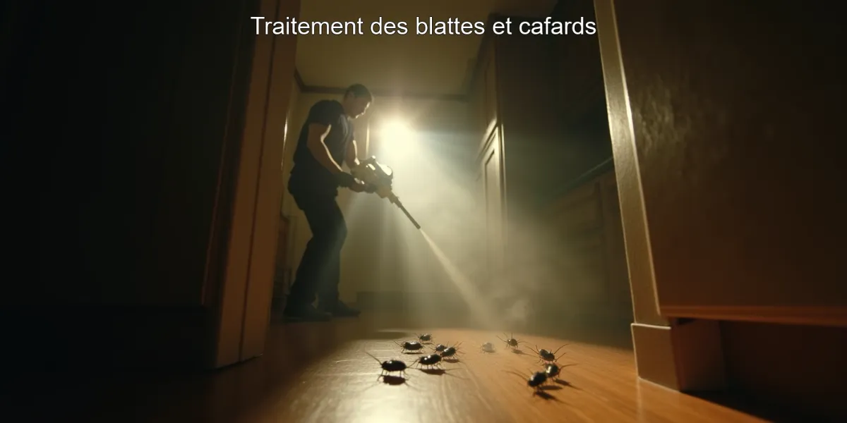 Traitement des blattes et cafards