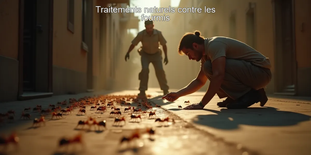 Traitements naturels contre les fourmis